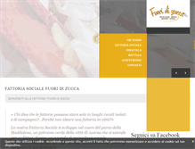 Tablet Screenshot of fattoriafuoridizucca.it